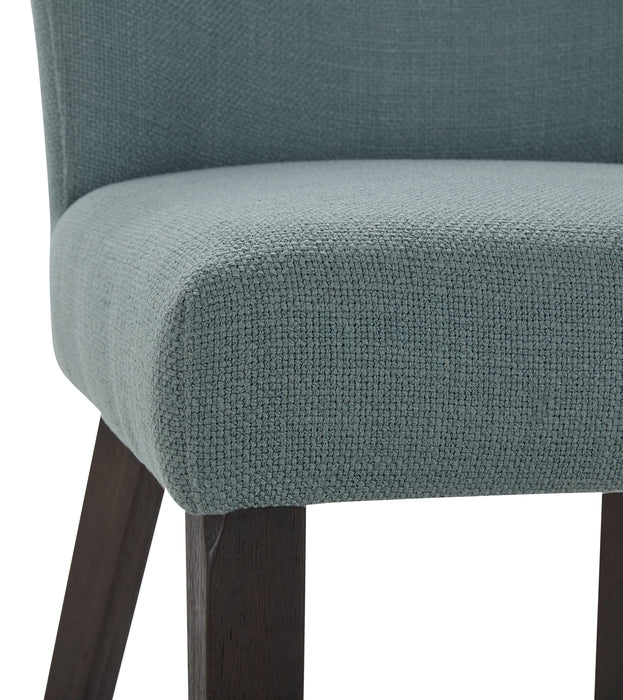 Chaise de salle à manger Mady, ensemble de 2 – bleue