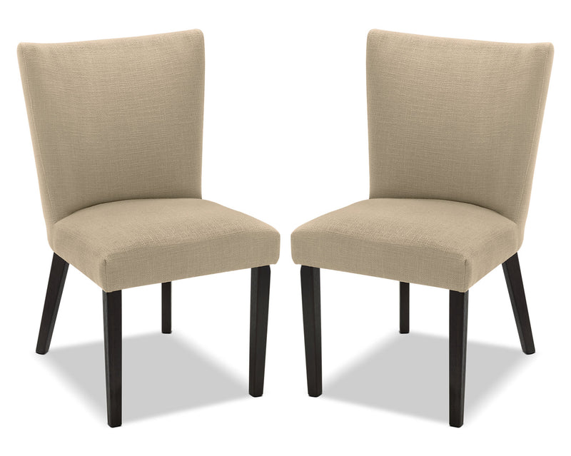 Chaise de salle à manger Mady, ensemble de 2 – beige