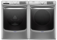 Laveuse frontale 5,8 pi3 Extra Power et sécheuse gaz intelligente 7,3 pi³ Maytag - ardoise