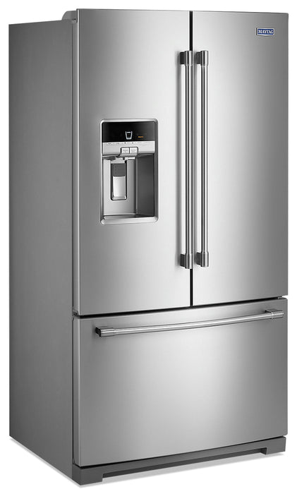 Réfrigérateur Maytag de 27 pi³ et de 36 po à portes françaises - acier inoxydable résistant aux traces de doigts - MFT2772HEZ