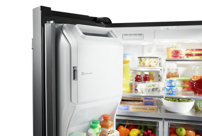 Réfrigérateur Maytag de 27 pi³ et de 36 po à portes françaises - acier inoxydable résistant aux traces de doigts - MFT2772HEZ