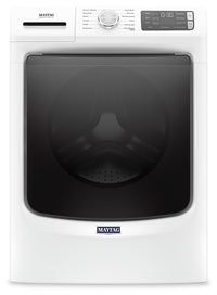  Laveuse à la vapeur haute efficacité Maytag à chargement frontal de 4,8 pi³ - blanche - superposable…