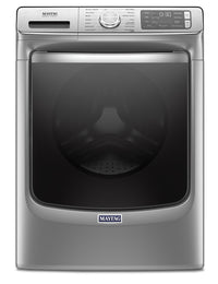  Laveuse à la vapeur intelligente haute efficacité Maytag à chargement frontal de 5,8 pi³ - ardoise m…