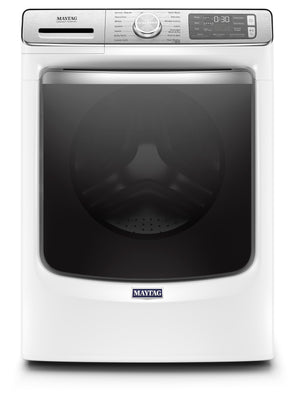 Laveuse à la vapeur intelligente haute efficacité Maytag à chargement frontal de 5,8 pi³ - blanche - superposable - MHW8630HW