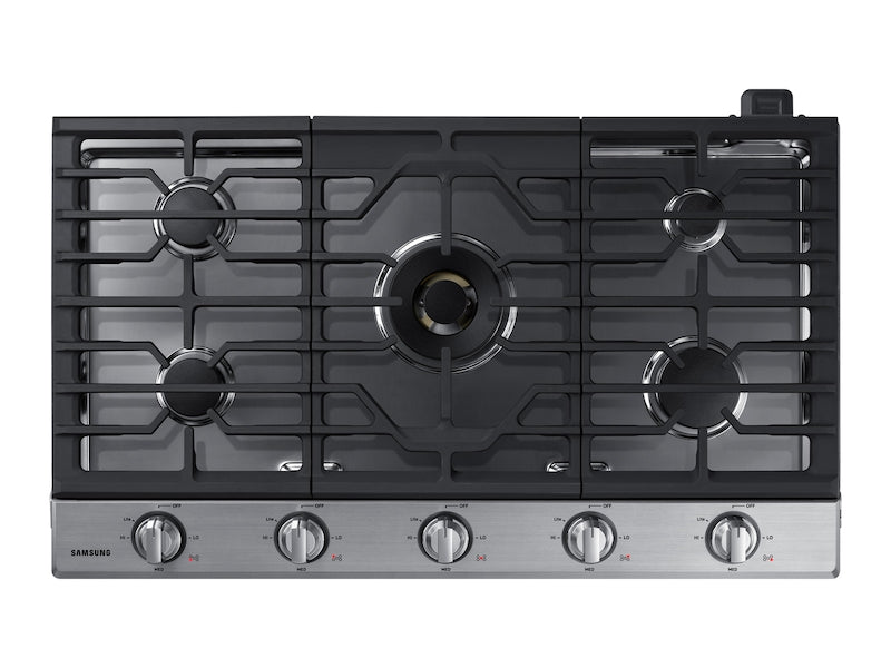 Samsung 36" 5-Burner Gas Cooktop with Bluetooth - NA36N7755TS/AA - Gas Cooktop in Stainless Steel