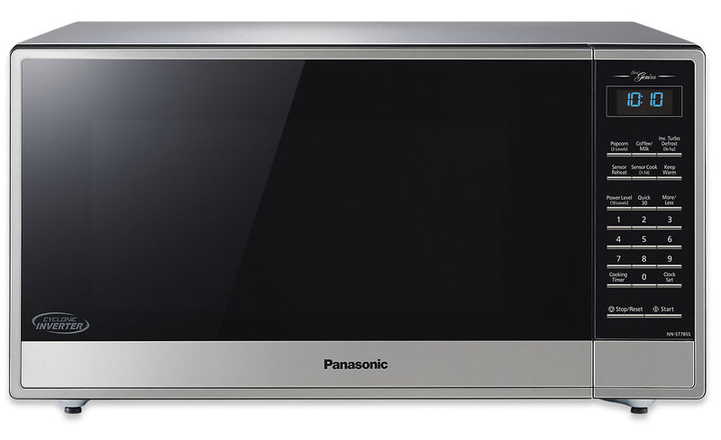 Panasonic 1.6 Cu. Ft. 1,200 W Countertop Microwave with Cyclonic Inverter - NN-ST785S - Countertop Microwave in Stainless Steel