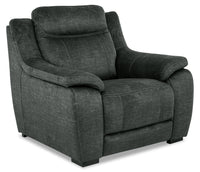 Fauteuil Novo en tissu - gris
