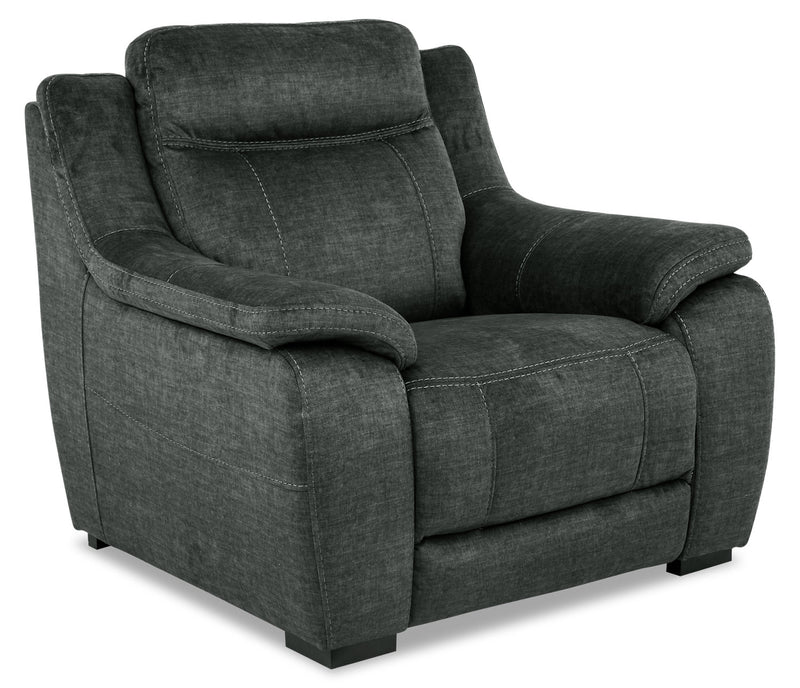 Novo Fabric Chair - Grey - {Contemporary} style Chair in Grey {Solid Hardwoods}