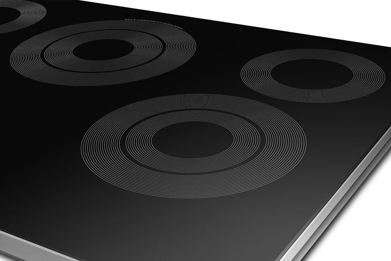 Surface de cuisson électrique intelligente Samsung de 30 po à 5 éléments avec commandes à boutons - acier inoxydable - NZ30K6330RS/AA