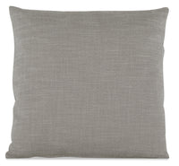 Coussin décoratif en tissu d'apparence lin - Cabo argenté