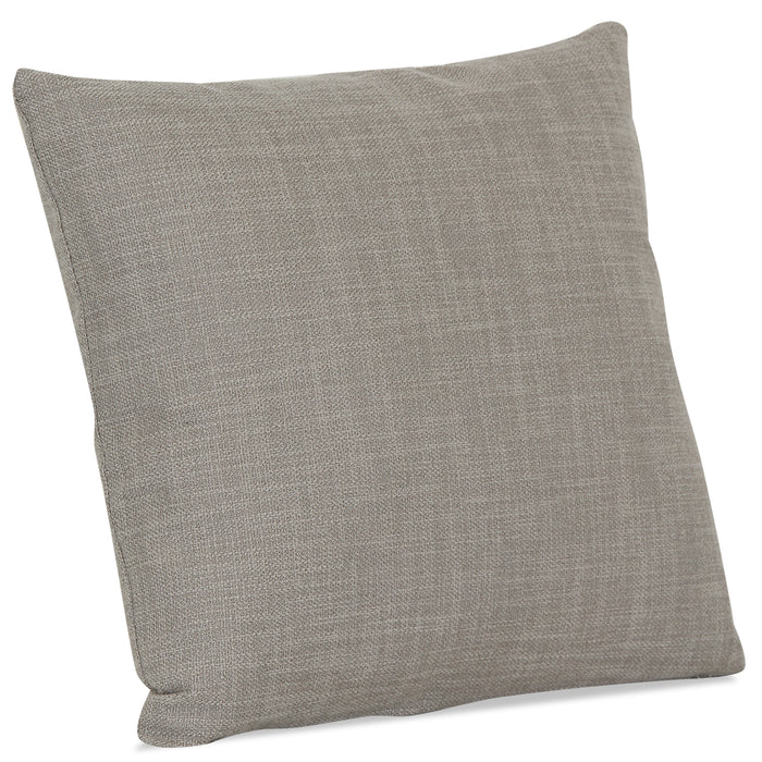 Coussin décoratif  en tissu d'apparence lin - Cabo fumée