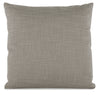 Coussin décoratif  en tissu d'apparence lin - Cabo fumée