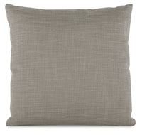 Coussin décoratif en tissu d'apparence lin - Cabo fumée