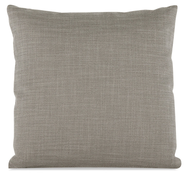 Coussin décoratif  en tissu d'apparence lin - Cabo fumée