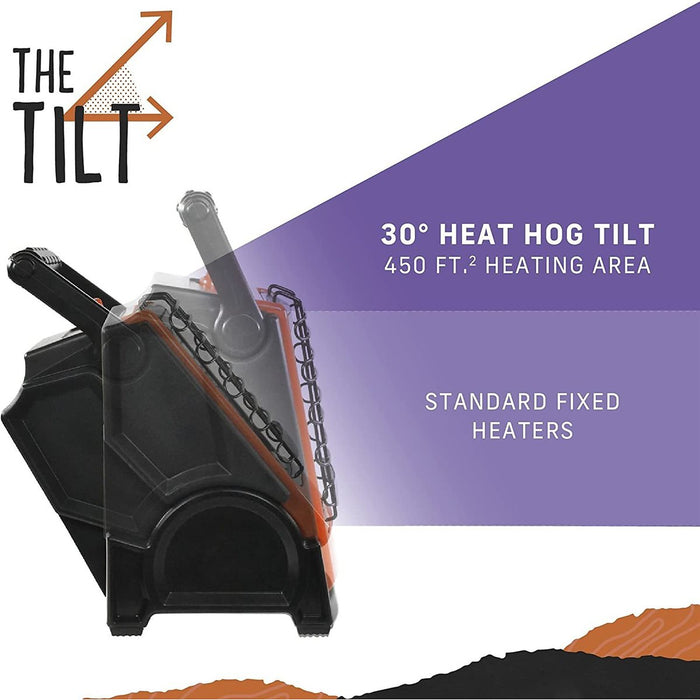 Chaufferette portative pour l’extérieur au gaz propane liquide de 18 000 LP Heat Hog