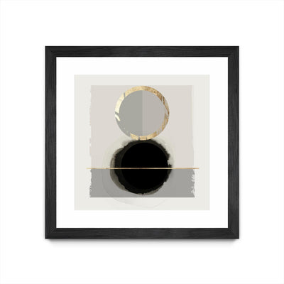 "Dream Life Inspired I" Matted and Framed Black 36x36 Wall Art
