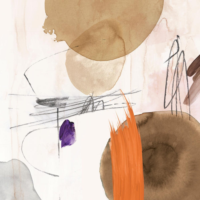 Œuvre d’art murale Giant Art « Velvet At Dusk Ii » 54 x 54