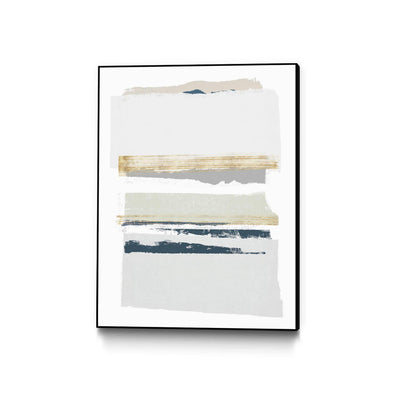 "Boulevard I" Canvas Framed Black 30x40 Wall Art