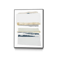 Œuvre d'art murale sur toile encadrée noire « Boulevard I » 24 x 32