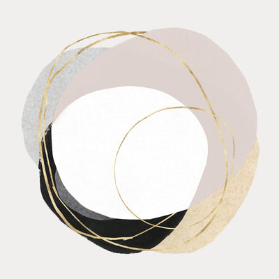 "Ring Of Gold Ii" Giant Art 54x54 Wall Art
