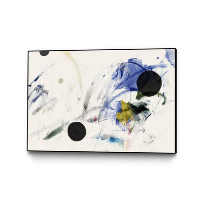 "Space Oddity Ii" Canvas Framed Black 36x24 Wall Art