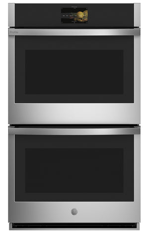 Four mural double électrique Profile de 10 pi³ et de 30 po avec convection européenne véritable - acier inoxydable - PTD7000SNSS