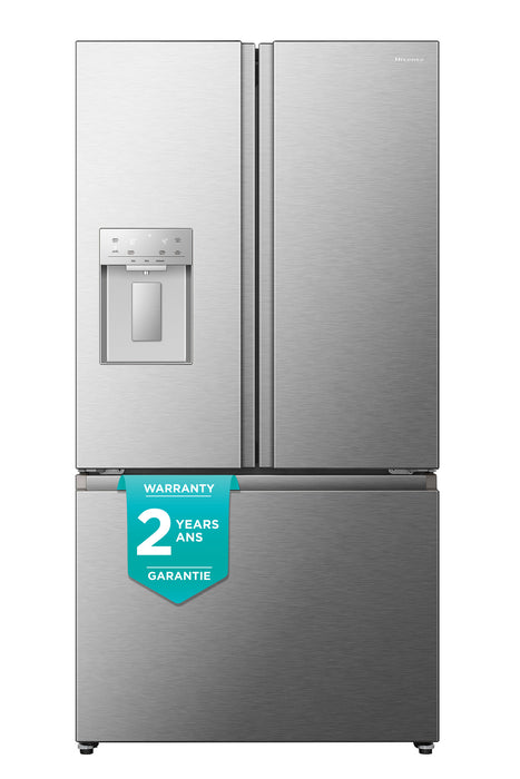 Réfrigérateur Hisense de 22,4 pi³ et de 36 po à portes françaises - acier inoxydable - RF225C3CSEI