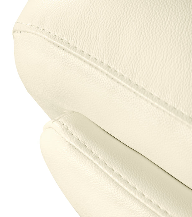Sofa sectionnel de gauche Romeo 4 pièces en cuir véritable - beige