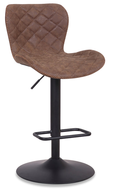 Seth Bar Stool - Brown - {Modern} style Bar Stool in Brown {Metal}