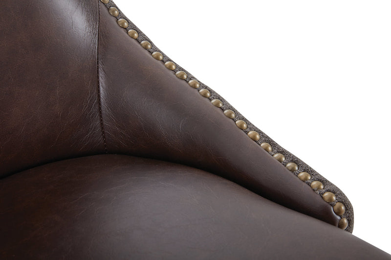 Chaise de salle à manger Shea, ensemble de 2 – brune