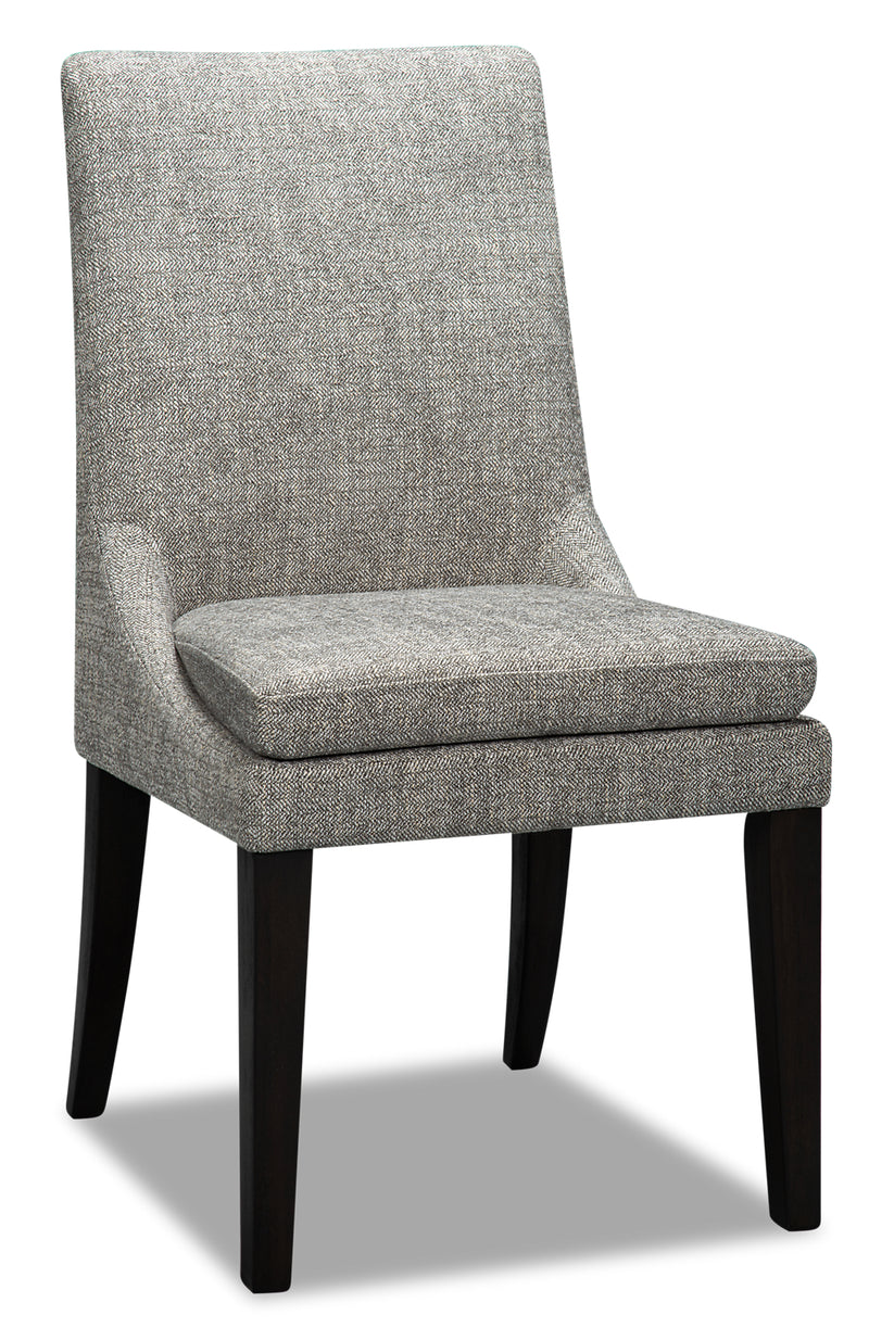 Shilo Dining Chair - Grey - {Modern} style Dining Chair in Dark Grey {Solid Woods}