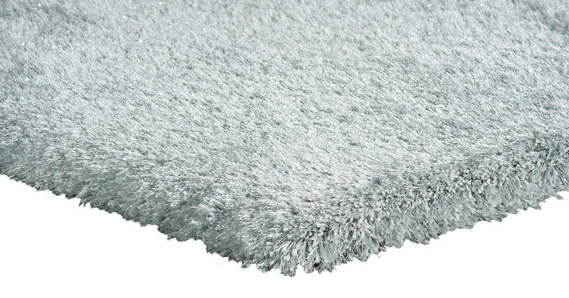 Carpette Sparkle bleu-vert à poil long – 8 pi x 10 pi