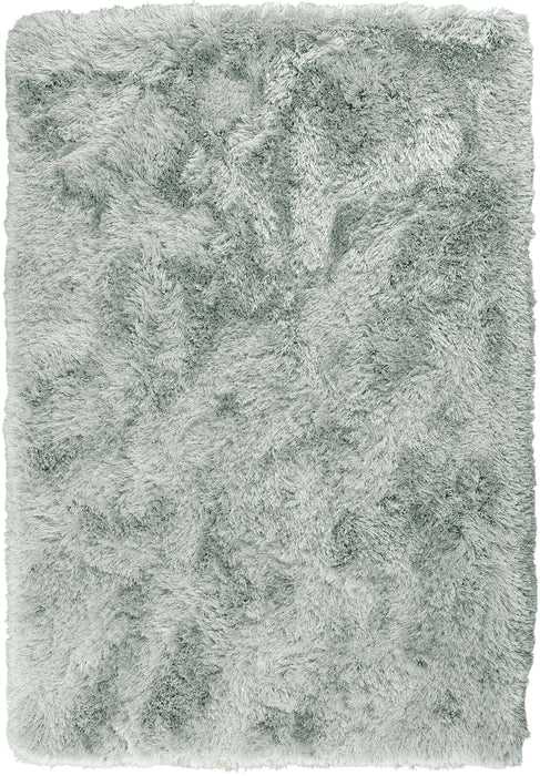 Carpette Sparkle bleu-vert à poil long – 8 pi x 10 pi