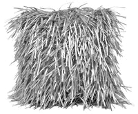 Coussin décoratif Stringy 16 po - gris