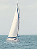 "Sailboat In The Ocean" Giant Art 72x54 Wall Art