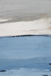 Œuvre d’art murale Giant Art « Blue Flatlands I » 84 x 54