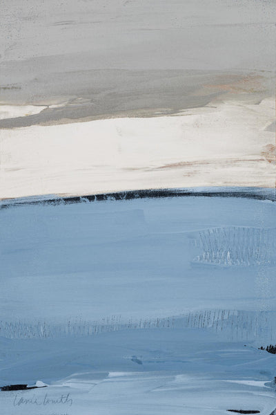 "Blue Flatlands I" Giant Art 84x54 Wall Art