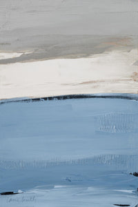 Œuvre d’art murale Giant Art « Blue Flatlands I » 72 x 48