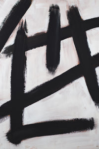 Œuvre d’art murale Giant Art « Ink Strokes » 84 x 54