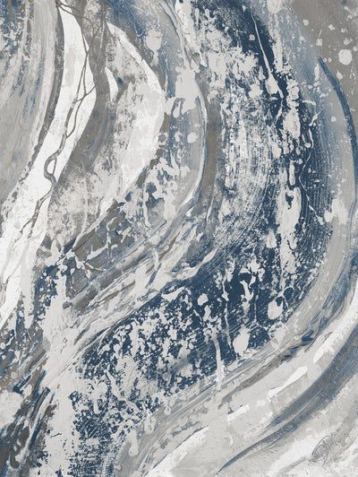 "Blue Wave" Giant Art 72x54 Wall Art