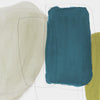 Œuvre d’art murale Giant Art « Beige And Navy Abstract » 54 x 54