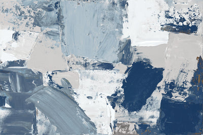"Blue Combo" Giant Art 84x54 Wall Art