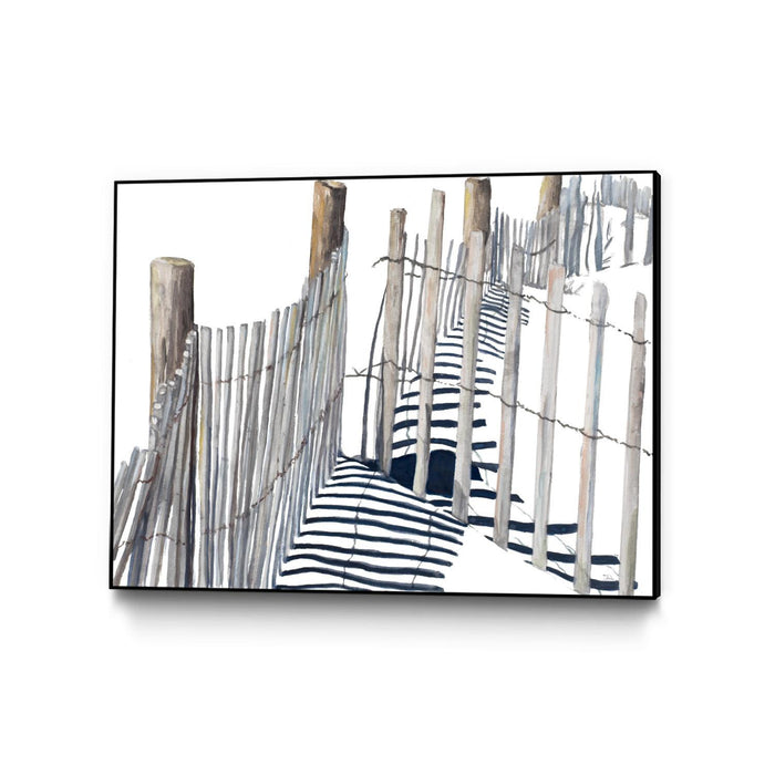 Œuvre d'art murale sur toile encadrée noire « Shadows Of Paradise » 24 x 18