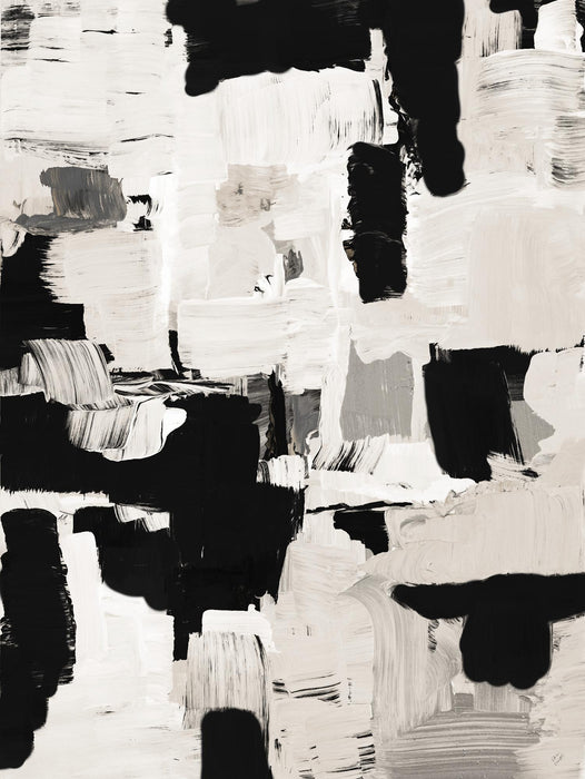 Œuvre d’art murale Giant Art « Night Peace Abstract » 72 x 54