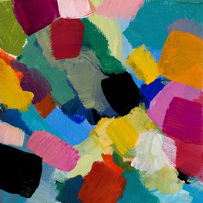"Spring Confetti Ii" Giant Art 72x72 Wall Art