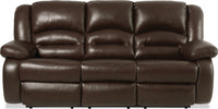  Sofa inclinable Toreno en cuir véritable - brun 
