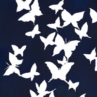 Œuvre d’art murale Giant Art « Flutterbys V3 » 54 x 54