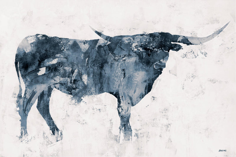 Œuvre d’art murale Giant Art « Longhorn V2 » 72 x 48