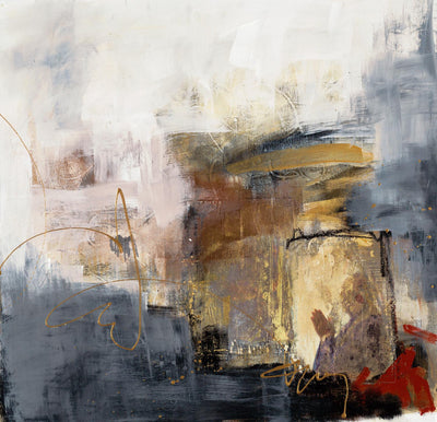 "Hands To Heart Ii" Giant Art 72x72 Wall Art