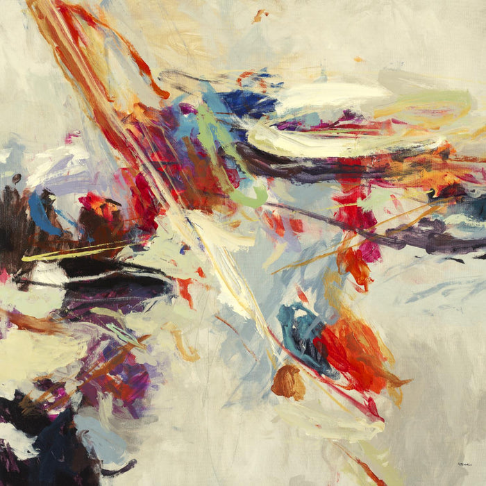 Œuvre d’art murale Giant Art « Positive Energy I » 72 x 72